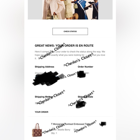 🔥HP🔥NeW! Tory Burch T Monogram Contrast Embossed Tote - Picture 5 of 17